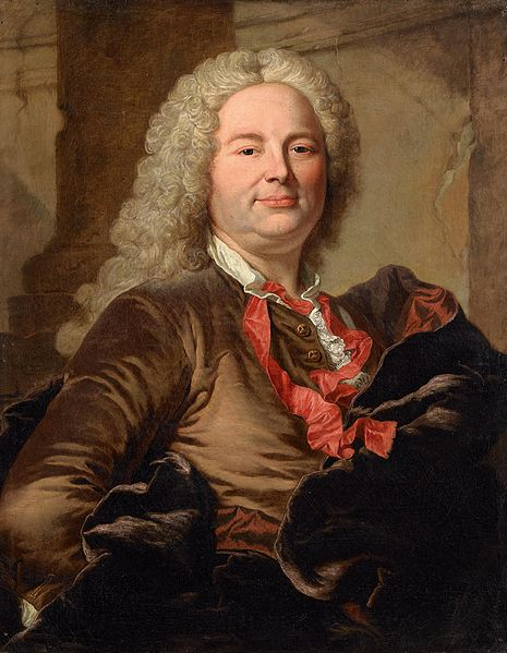 Charles Claude Ange Dupleix de Bacquencourt - fermier général, - par Hyacinthe Rigaud - en 1738